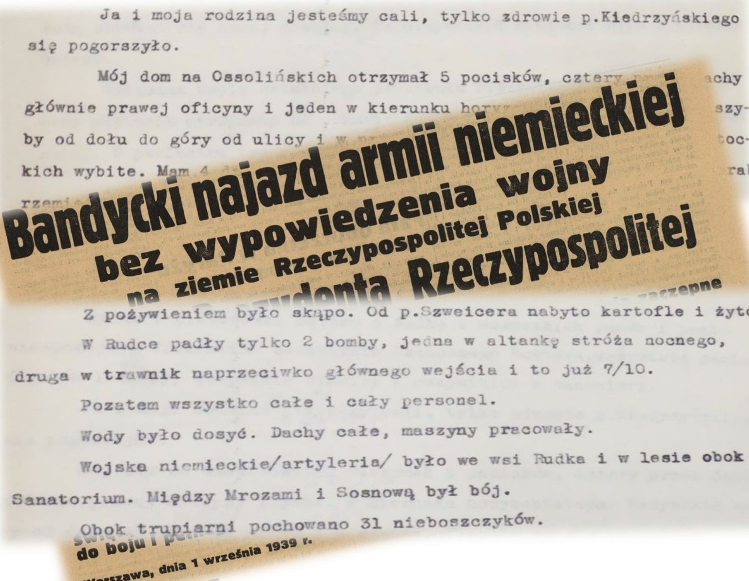 Pierwsze dni wojny